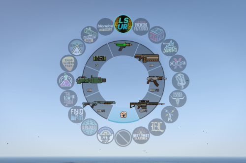 NEW Colorful HUD (Weapons, Radio & Map Blips) Cb5f91 main screenshot 3